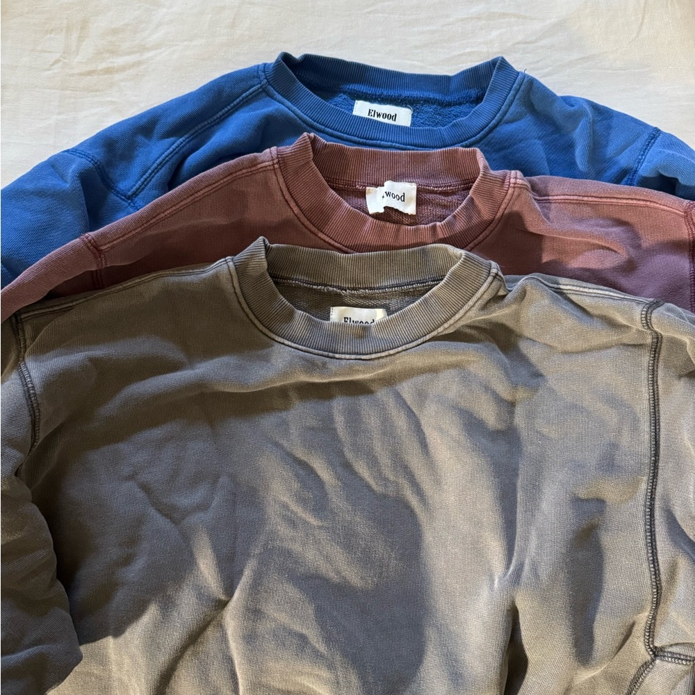Thread Women's Crew Neck Sweatshirt - Blue, Brown, Gray